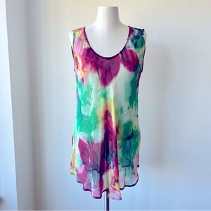 Uru Silk Sleeveless Top- one size